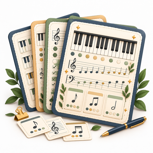 Printable Piano Music Writing & Practice Sheets
