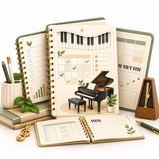 Piano Practice Planner & Progress Journal